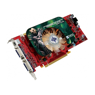N9800GT-T2D512-OC | MSI 512mb 2-Dvi Ddr-3 Pci-Express Video Graphics Card