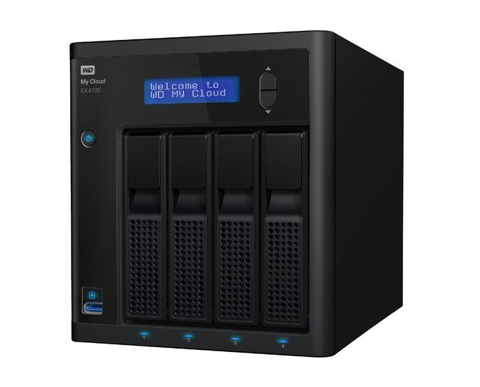 WDBWZE0080KBK-NESN | Western Digital EX4100 Expert Series 4-Bay 8TB My Cloud Network Attached Storage NAS