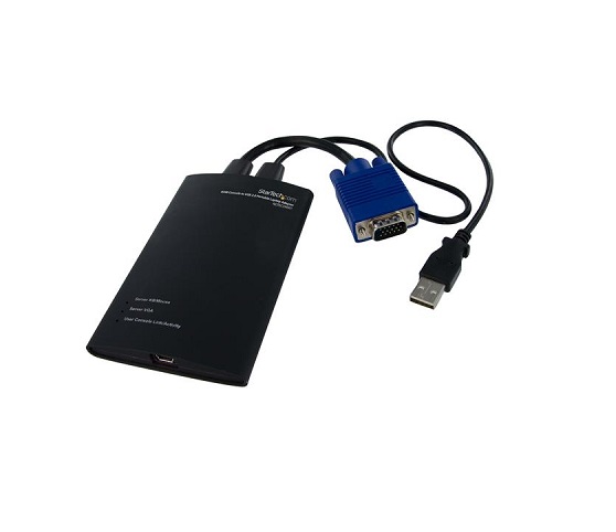 NOTECONS01 | StarTech 1-Port KVM Console to USB 2 Portable Laptop Crash Cart Adapter