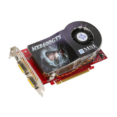 NX8600GTS-T2D256E-HD | MSI GeForce 8600 GTS 256MB 128-Bit GDDR3 PCI Express x16 Video Graphics Card