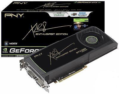 P1261 | PNY Tech PNY GeForce GTX 580 1536MB 384-Bit GDDR5 PCI Express 2.0 x16 Dual DVI/ mini HDMI Port/ HDCP Ready/ SLI Supported Video Graphics Car