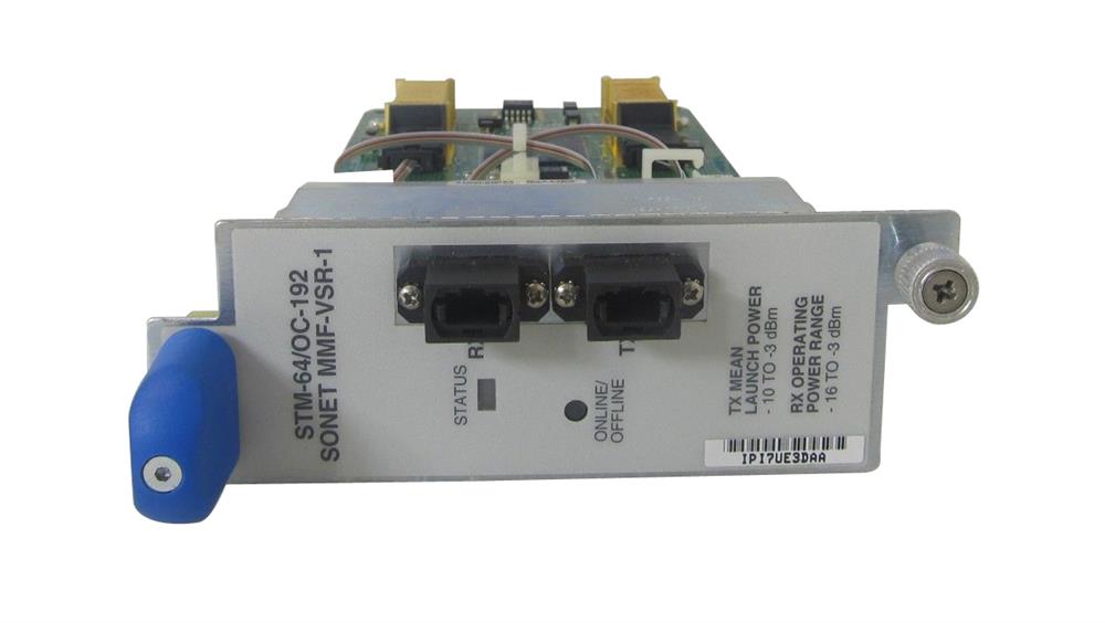 PC-1OC192-SON-VSR | Juniper 1-Port SONET/SDH OC192C/STM64 Interface Card PC-1OC192-SON-VSR | Juniper 1-Port SONET/SDH OC192C/STM64 Interface Card