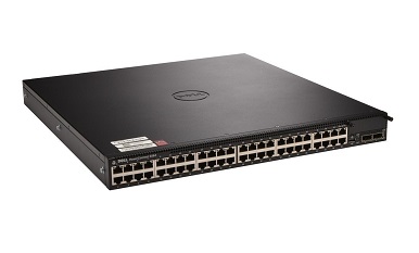 PC8164F | Dell PowerConnect 8164F 48-Port 10 Gigabit SFP+ + 2 x 40 Gigabit QSFP+ Layer 3 Managed Rack-Mountable Switch