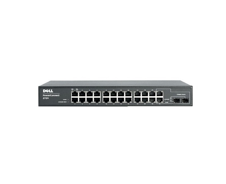 PCT2724 | Dell PowerConnect 2724 24-Ports 10/100/1000Base-T Gigabit Ethernet Switch