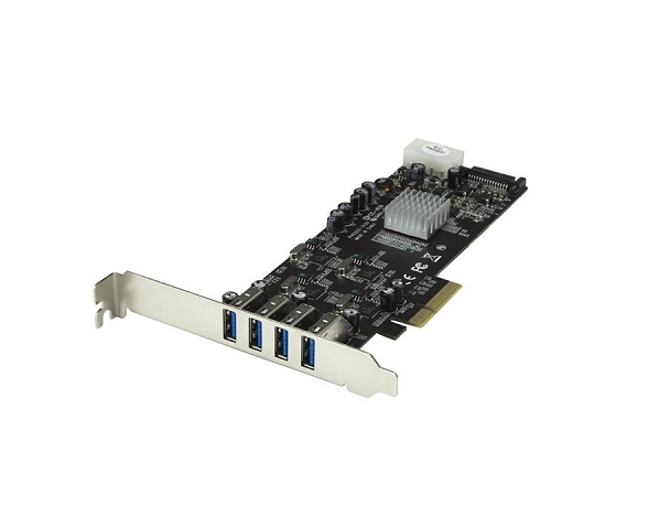 PEXUSB3S44V | StarTech.com USB Adapter PCI Express x4 Plug-in Card