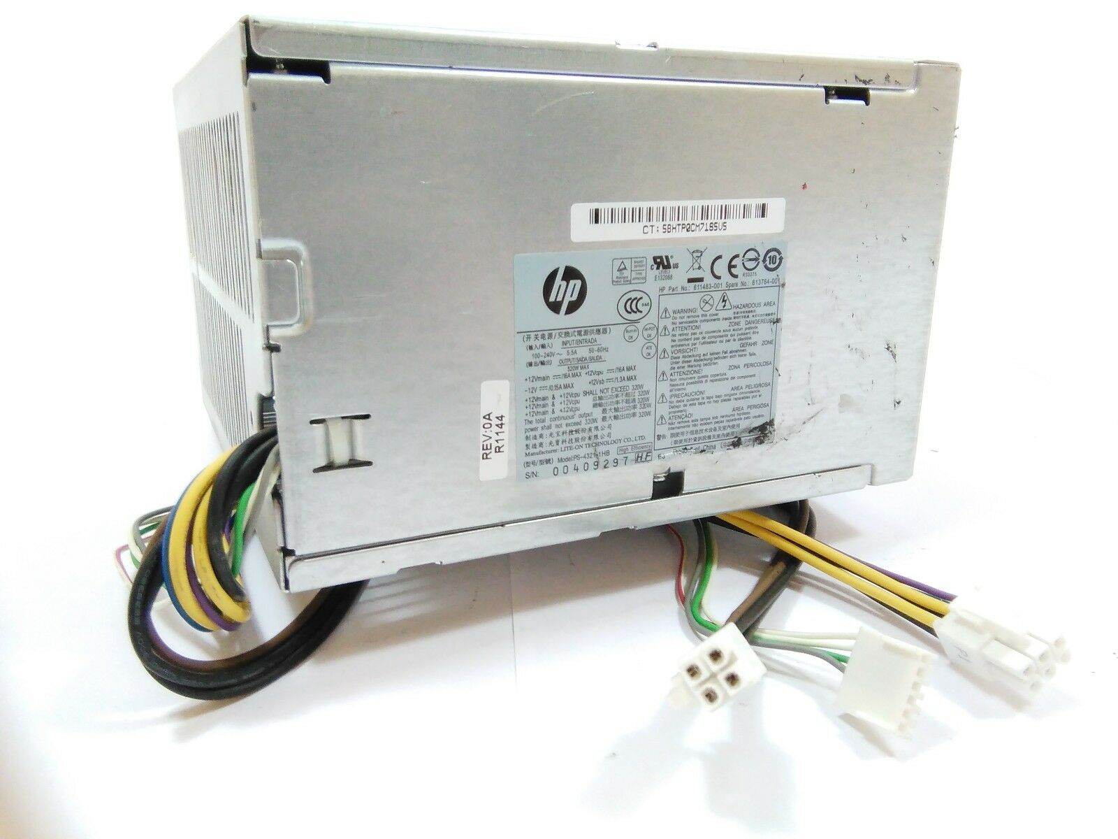 PS-4321-1HB-HF | HP 320-Watts MT Power Supply for 8200 Elite