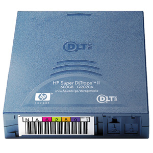 Q2020AL | HP Super DLTtape II Pre Labeled Data Cartridge Super DLT Super DLTtape II 300GB Native / 600GB Compressed