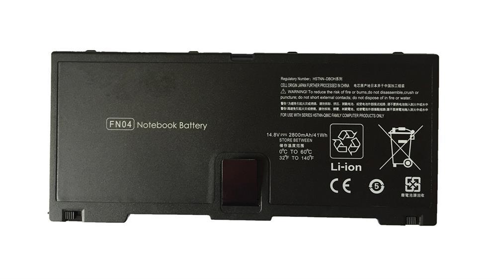 QK648AA | HP FN04 Notebook Battery 2800 mAh Lithium Polymer (Li-Polymer) 14.8 V DC