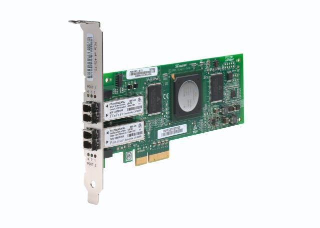 QLE2462-CK | QLogic 4Gb/s Dual Port PCI-Express Fibre Channel Host Bus Adapter with Standard Bracket Card Only