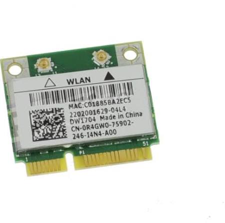 R4GW0 | Dell Wireless DW1704 Half-Height Mini-PCI Express Card