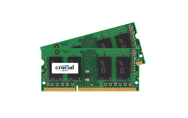 CT2K51264BF186DJ | Crucial 8GB (4GB x 2) PC3-14900 DDR3-1866MT/s 204-Pin SoDimm Memory Kit