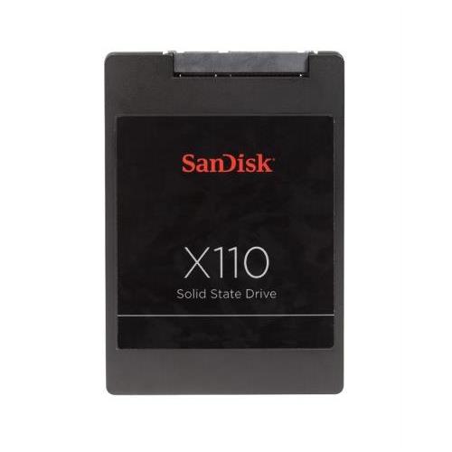 SD6SB1M-128G-1022I | SanDisk X110 128GB MLC SATA 6Gbps 2.5-inch Internal Solid State Drive (SSD) SD6SB1M-128G-1022I | SanDisk X110 128GB MLC SATA 6Gbps 2.5-inch Internal Solid State Drive (SSD)
