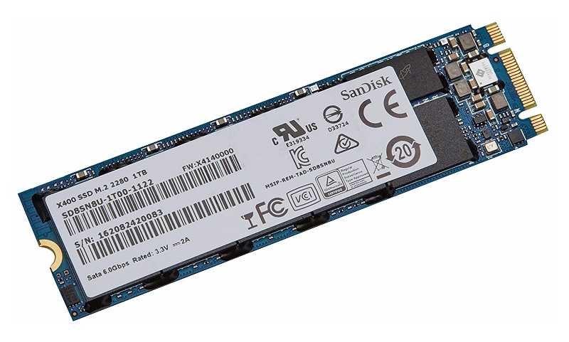 SD8SN8U-512G-2000 | SanDisk X400 Series 512GB SATA 6Gb/s M.2 2280 Solid State Drive