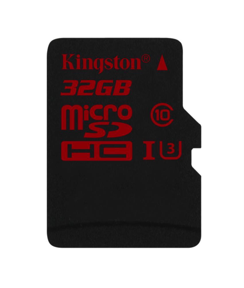 SDCA3/32GBSP | Kingston 32GB Class 3 microSDHC UHS-I Speed Flash Memory Card
