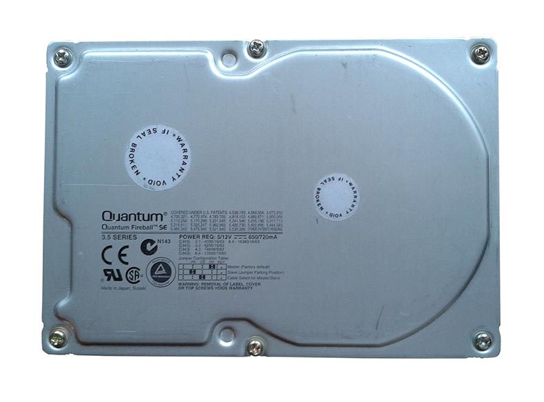 SE21A011 | Quantum Fireball SE 2.1GB 5400RPM IDE 3.5-inch Hard Drive