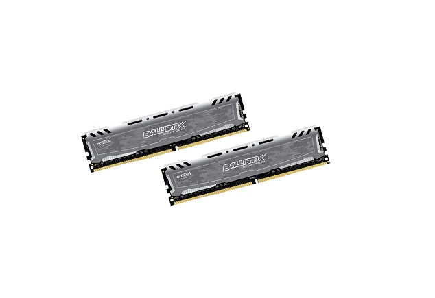 BLS2K16G4D240FSB | Crucial Technology 32GB Kit (2 X 16GB) DDR4-2400MHz PC4-19200 non-ECC Unbuffered CL17 288-Pin DIMM 1.2V Dual Rank Memory