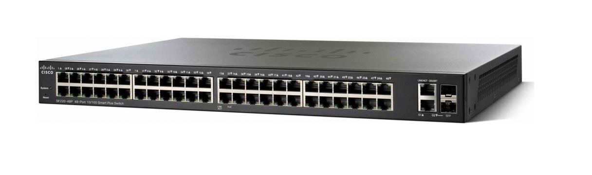 SF220-48-K9 | Cisco Small Business Smart Plus SF220-48 Switch 48-Ports Managed