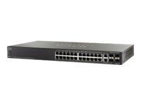 SF500-24P-K9 | Cisco Small Business SF500-24P Managed Switch 24 PoE Ethernet-Ports and 2 Combo Gigabit SFP-Ports and 2 SFP-Ports