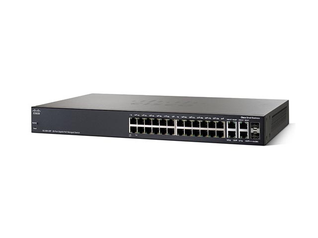 SG300-28P | Cisco  28-Port Gigabit PoE Managed Switch