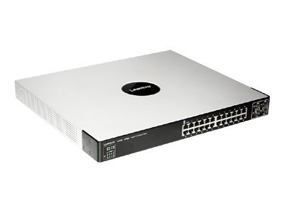 SGE2000P | Cisco Small Business Managed Switch SGE2000P Switch L3 - Managed - 24 X 10/100/1000 + 4 X Shared SFP - Rack-Mountable - POE