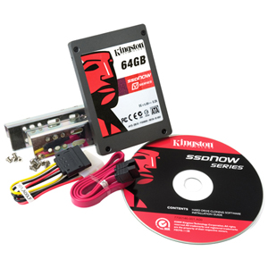 SNV425-S2BD/64GB | Kingston SSDNow 64 GB Internal Solid State Drive - 2.5 - SATA/300 - Hot Swappable