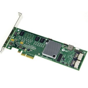 SRCSASRB | Intel  8 Port SAS RAID Controller - 256MB Embedded ECC DDR2 - PCI Express x4 - Up to 300MBps Per Port - 2 x SFF-8087 mini SAS 300 -
