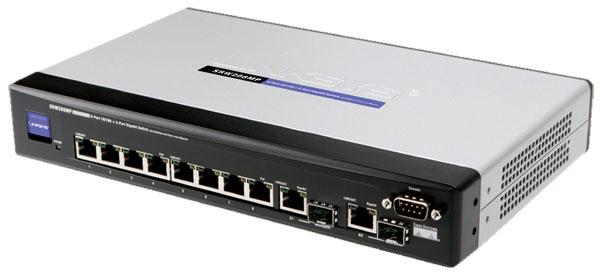 SRW208MP | Linksys 8-Port 10/100 POE (8-Port) Switch SNMP