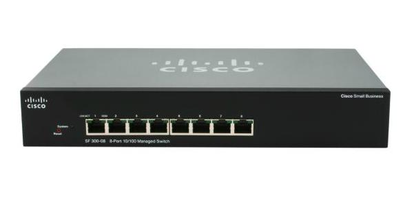 SRW208P-K9-NA | Cisco SF 302-08P 8-port 10/100 PoE Managed Switch