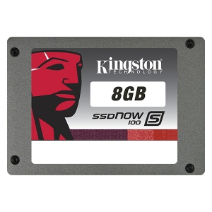 SS100S2/8G | Kingston SSDNow 8 GB Internal Solid State Drive - 1 Pack - 2.5 - SATA/300