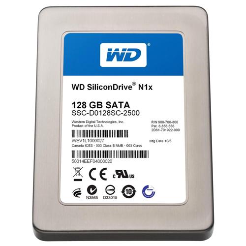 SSC-D0128SC-2500 | Western Digital SiliconDrive 128GB SATA 3Gbps 2.5-inch Solid State Drive