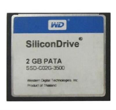 SSD-C02G-3500 | Western Digital SiliconDrive 2GB CompactFlash Card