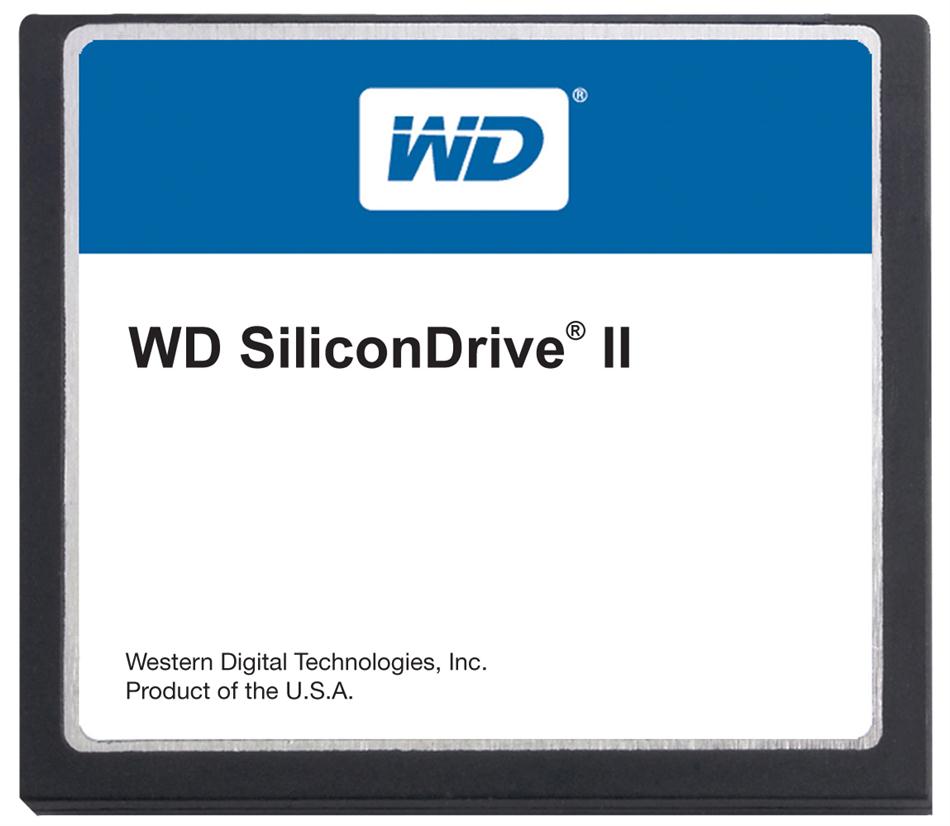 SSD-C08GI-4525 | Western Digital SiliconDrive II 8GB ATA/IDE Compact Flash Memory Card