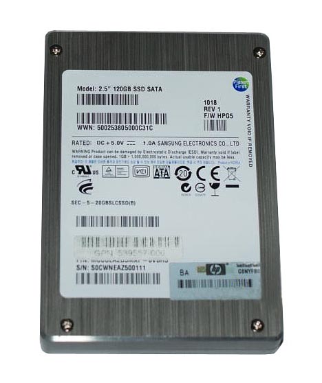 SSDSA2BW1203H | HP 120GB SATA 2.5-inch Solid State Drive