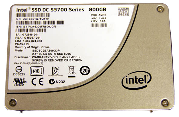 SSDSC2BA800G3P | Dell Intel S3700 800GB SATA 6Gb/s SFF 2.5-inch MLC SC Solid State Drive (Tested with Warranty)