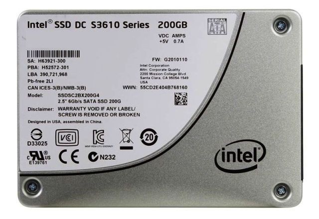 SSDSC2BX200G4 | Intel 200GB MLC SATA 6Gb/s 2.5-inch Enterprise Class DC S3610 Series Solid State Drive