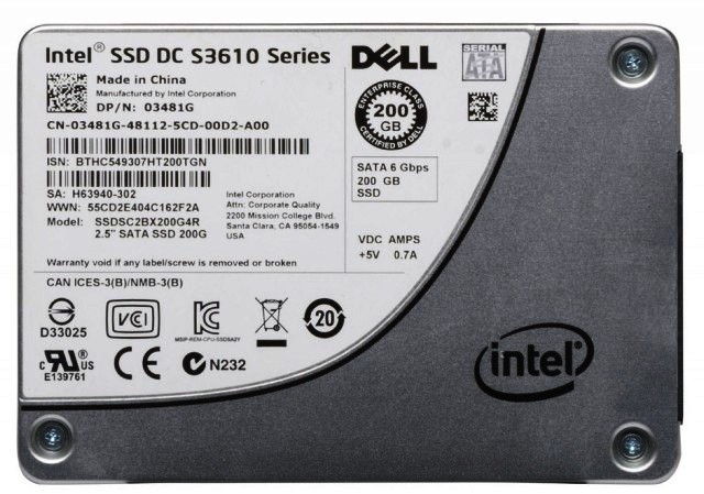 SSDSC2BX200G4R | Intel 200GB MLC SATA 6Gb/s 2.5-inch Enterprise Class DC S3610 Series Solid State Drive