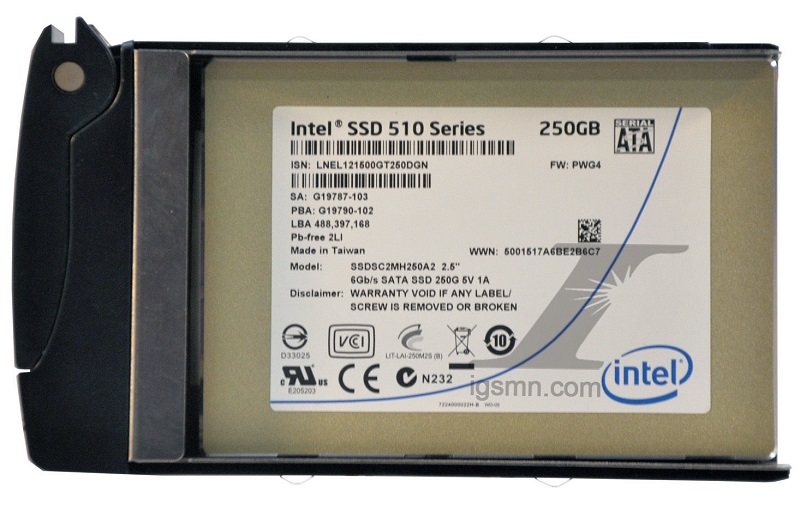 SSDSC2MH250A2 | Intel 510 Series 250GB Multi-Level Cell (MLC) SATA 6Gb/s 2.5-inch Solid State Drive