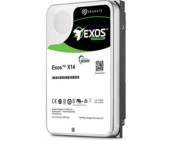 ST12000NM0008 | Seagate Exos X14 12TB 7200RPM SATA 6Gb/s 256MB Cache 512E/4KN 3.5-inch Enterprise Hard Drive