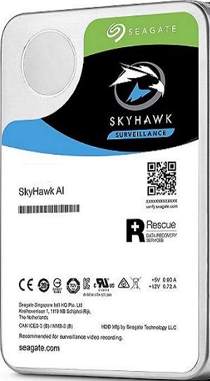 ST12000VE0008 | Seagate SkyHawk AI 12TB 7200RPM SATA 6Gb/s 256MB Cache 512E 3.5-inch Internal Hard Drive