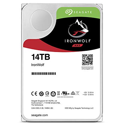 ST14000VN0008 | Seagate IronWolf 14TB 7200RPM SATA 6Gb/s 256 MB Cache 3.5-inch Internal Hard Drive