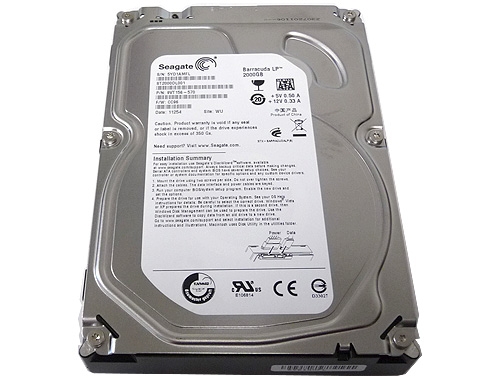 ST2000DL001 | Seagate Barracuda 2TB 5900RPM SATA 32MB Cache 3.5-inch Internal Low-profile Hard Drive