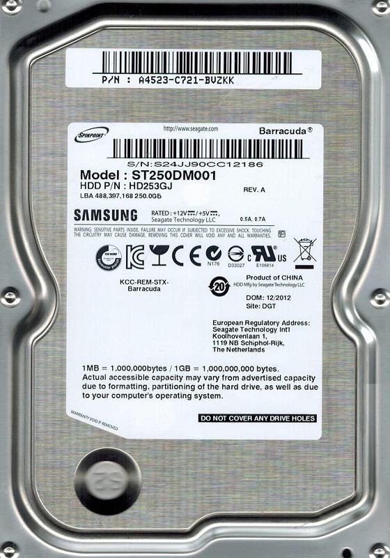ST250DM001 | Seagate 250GB 7200RPM SATA Gbps 3.5 16MB Cache Hard Drive ST250DM001 | Seagate 250GB 7200RPM SATA Gbps 3.5 16MB Cache Hard Drive