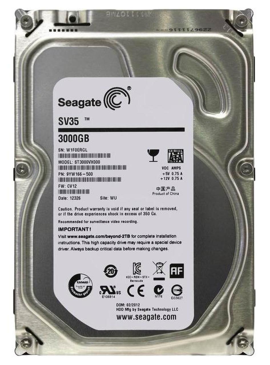 ST3000VX000 | Seagate 3TB 7200RPM SATA 6Gb/s 3.5-inch 64MB Cache Internal Hard Drive