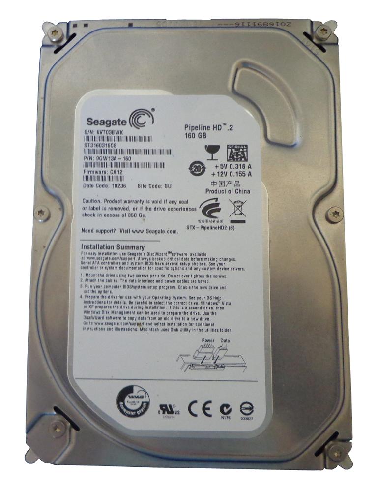 ST3160316CS | Seagate 160GB 5900RPM SATA Gbps 3.5 8MB Cache Hard Drive ST3160316CS | Seagate 160GB 5900RPM SATA Gbps 3.5 8MB Cache Hard Drive