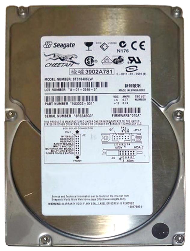 ST318406LW | Seagate Cheetah 18.35GB 10000RPM 68-Pin Ultra-160 SCSI 4MB Cache 3.5-inch Hard Drive