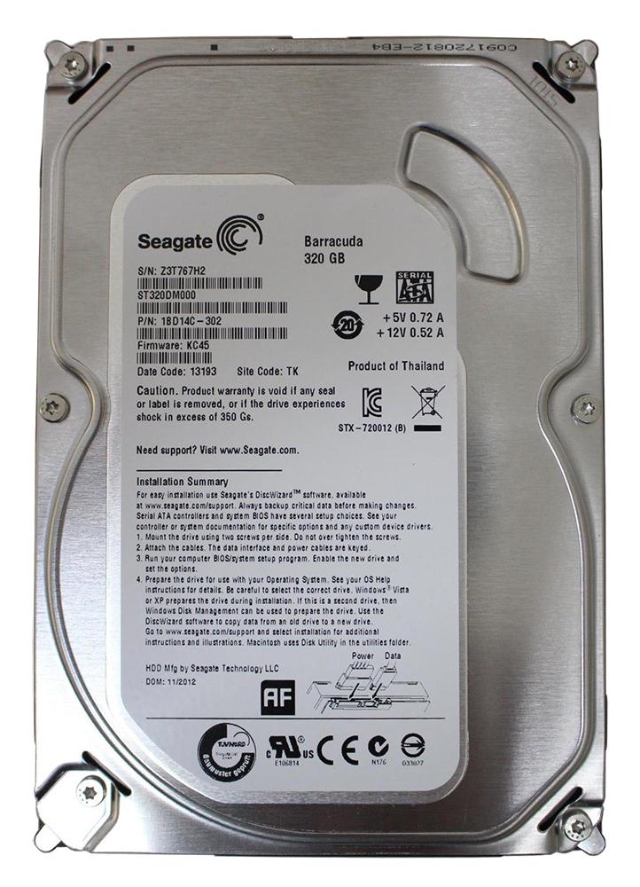ST320DM000 | Seagate 320GB 7200RPM SATA Gbps 3.5 16MB Cache Barracuda Hard Drive ST320DM000 | Seagate 320GB 7200RPM SATA Gbps 3.5 16MB Cache Barracuda Hard Drive