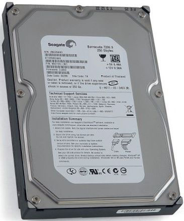 ST3250824AS | Seagate Barracuda 250GB 7200RPM SATA 3Gb/s 8MB Cache 3.5-inch Internal Hard Drive