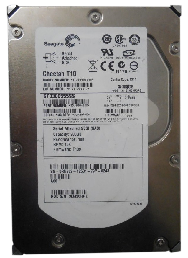 ST3300555SS | Seagate Cheetah 300GB 15000RPM SAS 3Gb/s 3.5-inch Hard Drive