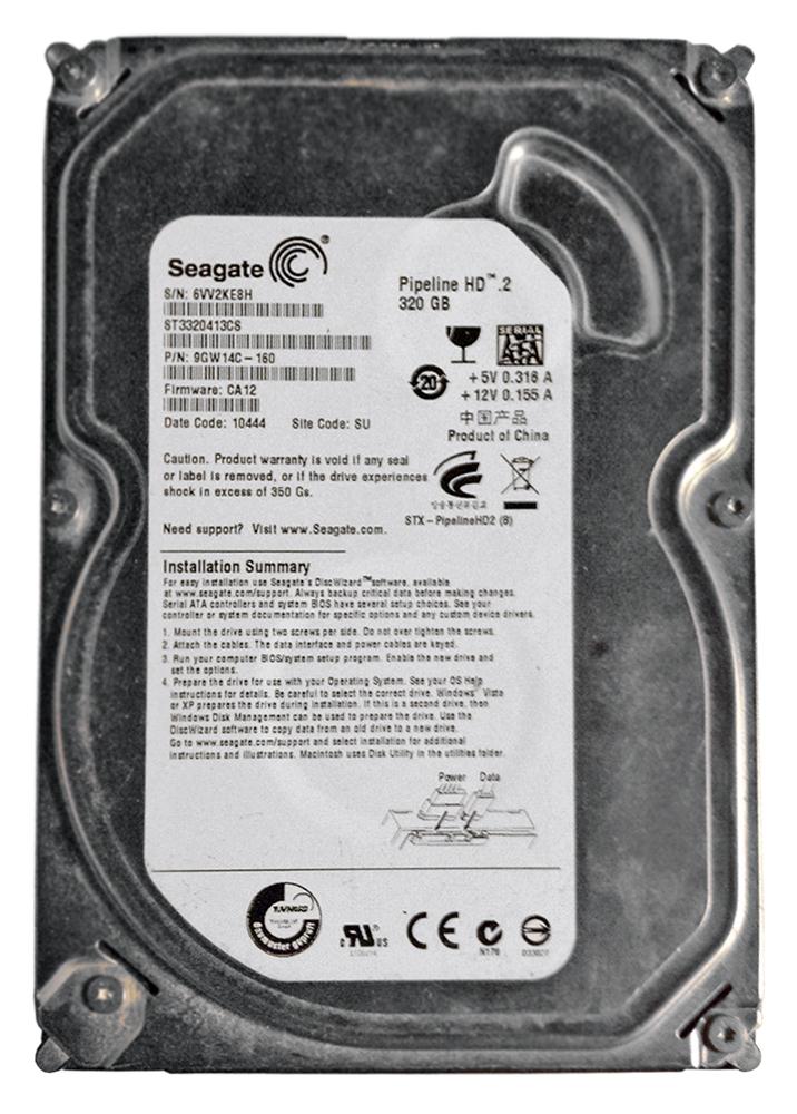 ST3320413CS | Seagate 320GB 5900RPM SATA 3 Gbps 3.5 16MB Cache Pipeline HD Hard Drive ST3320413CS | Seagate 320GB 5900RPM SATA 3 Gbps 3.5 16MB Cache Pipeline HD Hard Drive