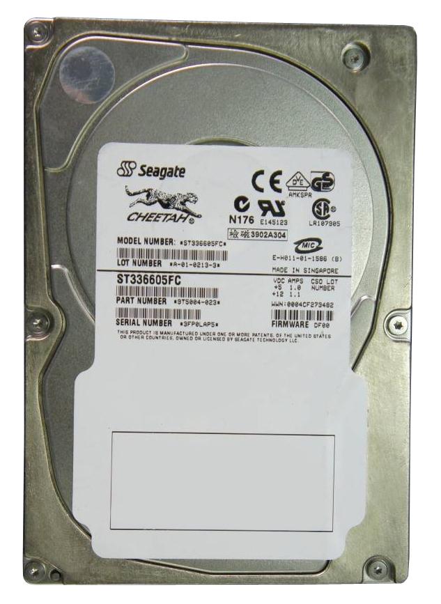 ST336605FC-2 | Seagate Cheetah 73LP 36.7GB 10000RPM Fibre Channel 2Gbps 4MB Cache 3.5-inch Internal Hard Drive